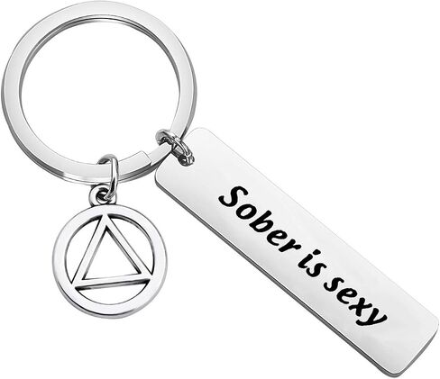 BAUNA Alcoholics Anonymous KeyChain AA Addiction Recovery Gift in Saudi Arabia