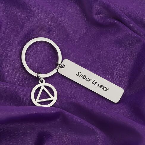 BAUNA Alcoholics Anonymous KeyChain AA Addiction Recovery Gift in Saudi Arabia