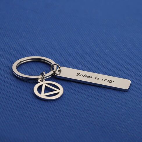 BAUNA Alcoholics Anonymous KeyChain AA Addiction Recovery Gift in Saudi Arabia