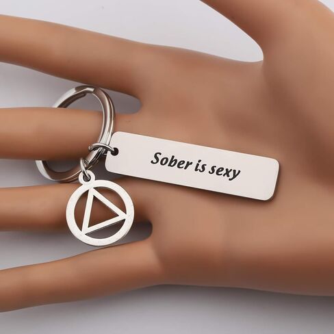 BAUNA Alcoholics Anonymous KeyChain AA Addiction Recovery Gift in Saudi Arabia