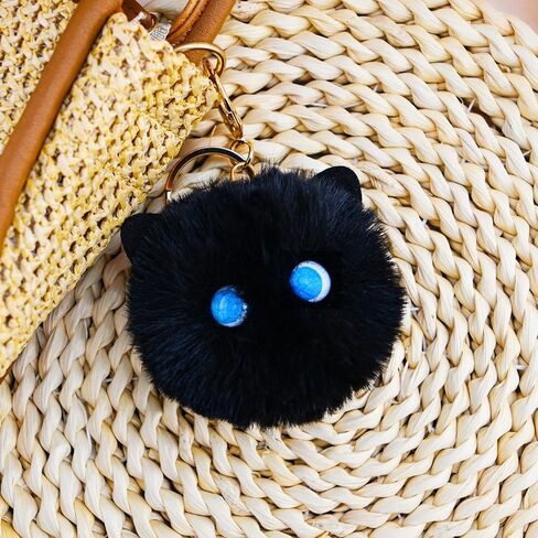 Ikacvb Cute Keychains For Women Teen Girls Plush Keychain Charms Backpack Accessories Birthday Christmas in Saudi Arabia