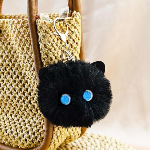 Ikacvb Cute Keychains For Women Teen Girls Plush Keychain Charms Backpack Accessories Birthday Christmas in Saudi Arabia