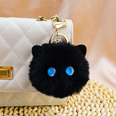 Ikacvb Cute Keychains For Women Teen Girls Plush Keychain Charms Backpack Accessories Birthday Christmas in Saudi Arabia