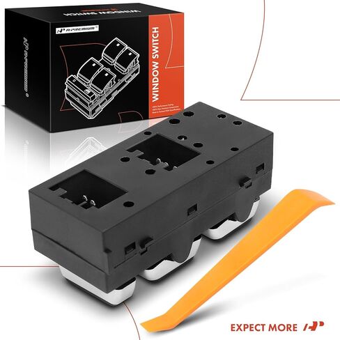 A-Premium Front Left Driver Side Master Power Window Switch Compatible with Lincoln Town Car 2003 2004 2005 2006 2007 2008, Sedan, Replace# 5W1Z-14529-BA, 3W1Z14529BA in Saudi Arabia
