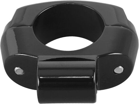 Motorcycle 1" Black Handlebar Universal Mirror Mount Holder Clamp Adaptor for Harley Touring Electra Road Street Glide Dyna in Kuwait