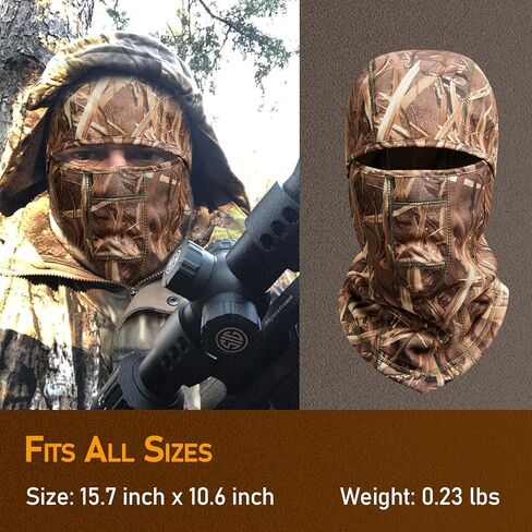 قناع الوجه كامو بالاكلافا للصيد في الشتاء - خفيف الوزن ودافئ للصيادين للرجال والنساء in Kuwait
