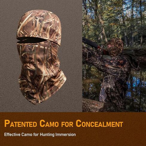 قناع الوجه كامو بالاكلافا للصيد في الشتاء - خفيف الوزن ودافئ للصيادين للرجال والنساء in Kuwait