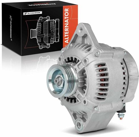 مولد كهربائي ممتاز متوافق مع Isuzu Trooper 1992 1993 1994 1995، 12V 60A/75A 4-Groove Pulley في اتجاه عقارب الساعة، استبدال # 2911232180، 8970348990 in Saudi Arabia