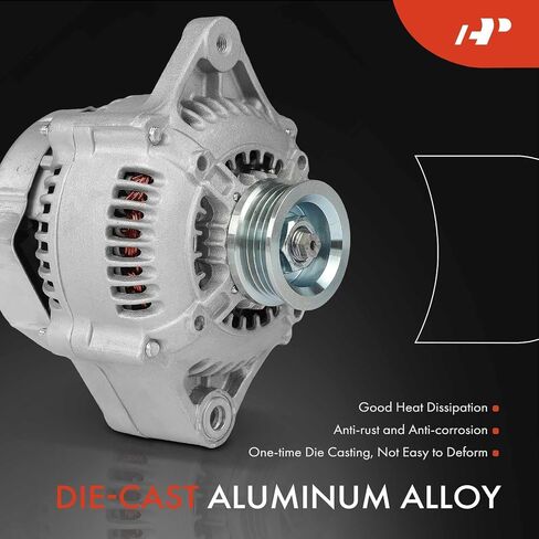 مولد كهربائي ممتاز متوافق مع Isuzu Trooper 1992 1993 1994 1995، 12V 60A/75A 4-Groove Pulley في اتجاه عقارب الساعة، استبدال # 2911232180، 8970348990 in Saudi Arabia