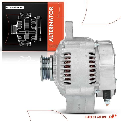 مولد كهربائي ممتاز متوافق مع Isuzu Trooper 1992 1993 1994 1995، 12V 60A/75A 4-Groove Pulley في اتجاه عقارب الساعة، استبدال # 2911232180، 8970348990 in Saudi Arabia