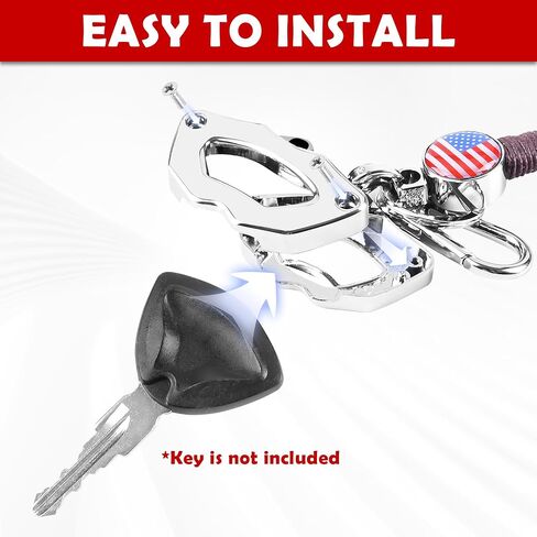 Key Cover Sporty Key Shell Ignition Key Fob Case w/Lanyard For Can-Am Spyder F3 RT RT-S ST RSi RT-L Accessories in Saudi Arabia