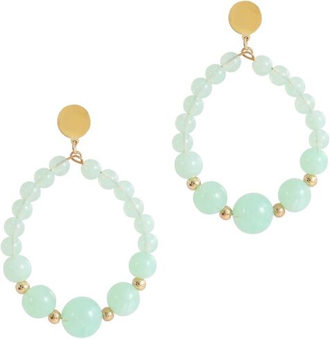Beaded Earrings for Women Fashion Dangle Hypoallergenic Layer Earrings Drop Dangle Earrings Gifts for Women in Saudi Arabia