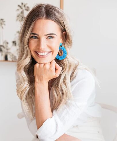 Beaded Dangle Earrings Raffia Earrings for Women Boho Statement Teardrop Beaded Tassel Earrings Handmade Geometric Earring Summer Beach Jewelry Gifts in Saudi Arabia
