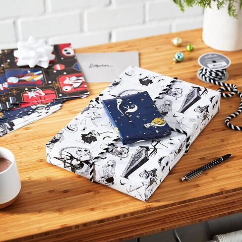 Hallmark Disney The Nightmare Before Christmas 13" Large Gift Bag Bundle (3 Bags: Jack Skellington, Zero, Sally, Lock, Shock and Barrel) for Halloween, Christmas, Birthdays in Kuwait