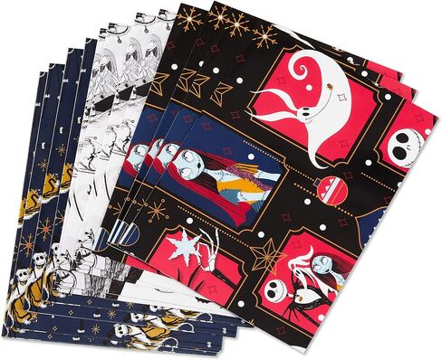 Hallmark Disney The Nightmare Before Christmas 13" Large Gift Bag Bundle (3 Bags: Jack Skellington, Zero, Sally, Lock, Shock and Barrel) for Halloween, Christmas, Birthdays in Kuwait