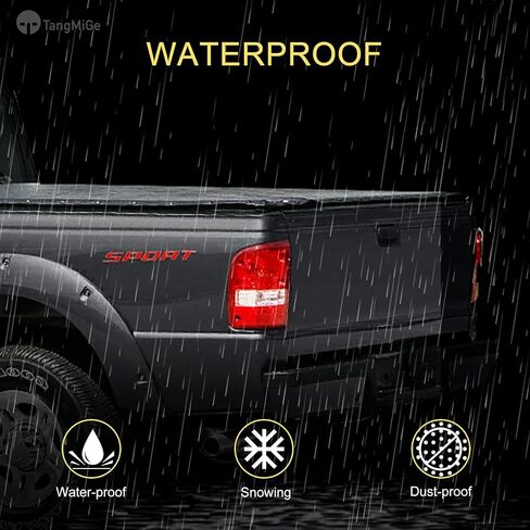 TangMiGe Tail Lights Compatible with Ford Ranger w/o STX Model 2001 2002 2003 2004 2005 2006 2007 2008 2009 2010 2011, 1 Pair Rear Lamps (Dark Red) in Saudi Arabia