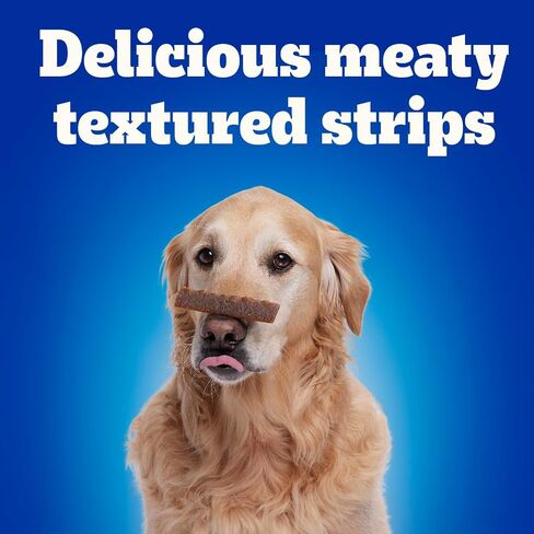 Pedigree Canine Cookout Soft Dog Treats, Chicken Flavored Meaty Strips, 18.2 oz. Bag, Pack of 4 in Saudi Arabia