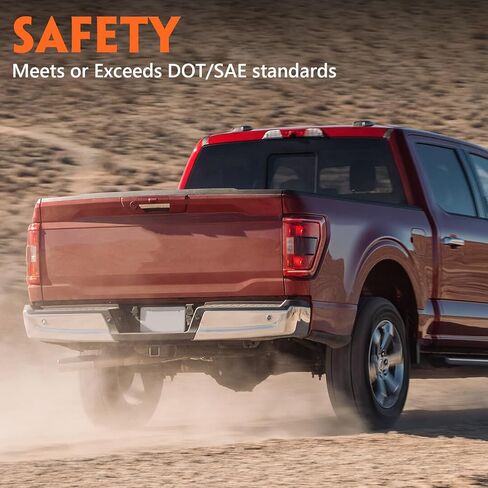 FIONE Tail Light Assembly Compatible with Ford F150 F 150 2021 2022 2023 Halogen Model with Blind Spot Feature Left Driver Side LH in Kuwait