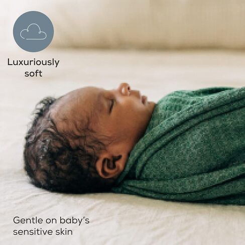 First Landings Newborn Photography Wraps, 3-Pack - 16" x 64" Soft Knit Baby Wrap Receiving Blankets - Newborn Photography Props Baby Blankets - Gender Neutral Baby Essentials (Yellow) in Kuwait