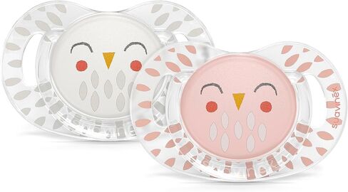 Suavinex Bonhomia SX PRO Physiological Pacifier, Supports Breastfeeding Babies, Pacifiers 0-6 Months, 2 Pack Baby Pacifier, Baby Accessories, (Mint/Beige) in Kuwait