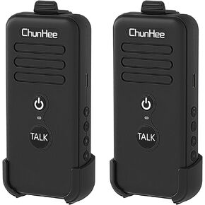 ChunHee Intercoms لاسلكي للمنزل، ترقية طويلة الاستعداد 16 قناة الرعاية نظام اتصال داخلي لاسلكي لكبار السن 1640ft اتصال داخلي محمول اتجاهين غرفة إلى غرفة اتصال داخلي للاستخدام المنزلي in Kuwait