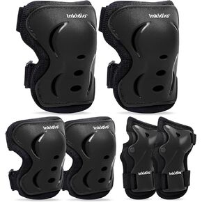 Knee Pads for Kids Protective Gear Set with Knee Pads Elbow Pads and Wrist Guards Ideal for Girls Boys Skating Skateboard Scooter Bike