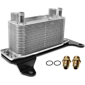 A-Premium Rear Automatic Transmission Oil Cooler Compatible with Dodge Ram 2500 2003-2009 Ram 3500 2004-2009 L6 5.9L 6.7L V8 5.7L