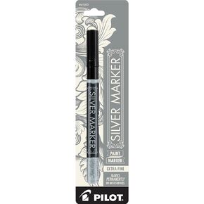 PILOT 41600 Silver Metallic Extra Fine Point Marker Pen