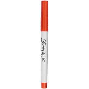 Sharpie 37002 Permanent Markers Ultra Fine Point Red Dozen