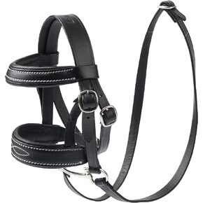 LeMieux Toy Pony Bridle - Black Leather - Suitable for Ages 8 Years +