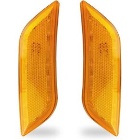 FIT LED Fender Turn Signal Indicator Amber Light For PETERBILT 567 579 587 2010-2019 Left Driver & Right Passenger Side P54-6147, P54-1212-100, P54-6147R, P54-1212-100R （F00001/F00002）