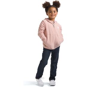 THE NORTH FACE Kids' Glacier Full Zip Hoodie, Pink Moss, 4