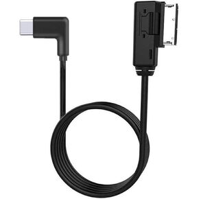 AMI MDI MMI Type C AUX Adapter, 2 in 1 Music Interface for A3 A4 (MMI 3G+ System) for Android Galaxy Note Google Pixel