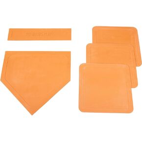 Orange Throw Down Bases (5 Piece)