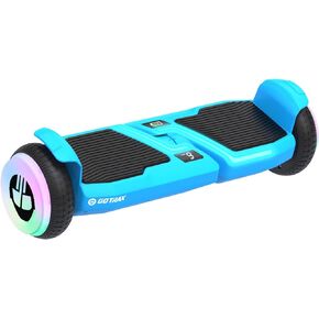 Gotrax MARS Hoverboard with 6.5" LED Wheels & Music Speaker, 5 Miles Range & Top 6.2mph by Dual 200W Motor, Speed & Battery LED Display, UL2272 Certified Self Balancing Scooters for Kids Adults(Black)
