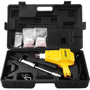 VEVOR Stud Gun Dent Puller Kit, 800W Spot Welder with 5 User-Friendly Modes, All-Inclusive Toolbox for Professional On-The-Go Automotive Dent Repairs.