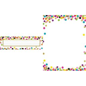 Confetti Name Plates