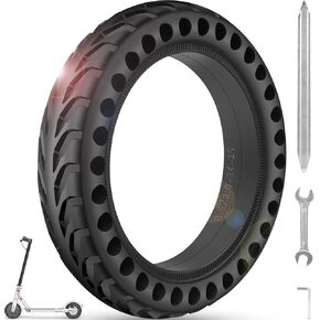 Solid Tire Compatible with Xiaomi M365 / Gotrax GXL V2, 8.5 inches Solid Tires Explosion Proof Tire for Xiaomi Mijia M365 and GOTRAX GXL V2 Electric Scooter (1 PCS)