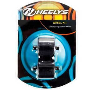 Heelys Wheel Kit Fats Large Wheels Black Replacement Wheels