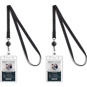 Cute Lanyard id Holder Durable Retractable Lanyards for ID Badges,Waterproof ID Badge Holder for Cruise Ships Key Cards