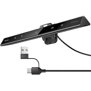 شريط ضوء شاشة الكمبيوتر المحمول Quntis، شريط ضوء شاشة الكمبيوتر المحمول مع التعتيم التلقائي، التحكم باللمس و4 درجات حرارة ألوان قابلة للتعديل، بدون وهج الشاشة، العناية بالعين، توفير المساحة، محمول للمكتب/السفر/المنزل in Kuwait