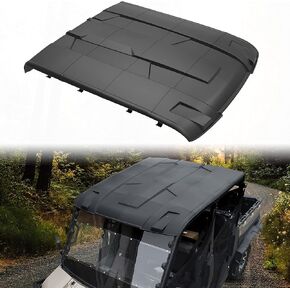 SAUTVS Sport Roof for Ranger XP 1000 Crew, Dustproof Resistant Hard Coat Poly Lock & Ride 4-Piece Combination Roof for Polaris Ranger Crew XP 1000 2017-2024 Accessories(4PCS, 2889223)