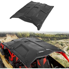 Kemimoto X3 Max Roof Compatible with Can Am Maverick X3 Max X RS Turbo R 2017-2024 and X RS Turbo RR 2020+, 4 Pieces Combination Hard Roof Top Sun Visor, OEM #715003750