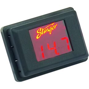 Stinger SVMR Voltage Gauge - Red Display