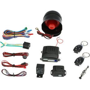 Universal 12V Auto Car Alarm， Car Vehicle Security System Burglar Alarm Protection Anti-Theft System 2 Remote in Kuwait