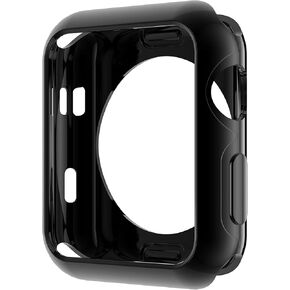 Compatible with Apple Watch Case 44mm 40mm, Soft Flexible TPU Plated Protector Bumper Shiny Cover Lightweight Thin Guard Shockproof Frame Compatible for iWatch Series 6 5 4 SE(Gold, 44mm)