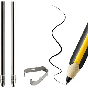 No Worn Out Fine Replacement Pencil Nibs Compatible with STAEDTLER Noris Digital Jumbo/Classic/Mini EMR Digital Pen Stylus, Titanium Alloy Ballpoint Tips fits for Noris EMR Pen,2 Pcs