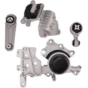 YYCKE 4pc Motor Mount Kit Set Replace A4364 A4366 A4367 A4363 to 9857 9858 9903 9902 Compatible with 2014 2015 2016 2017 Nissan Rogue 2.5L Auto Transmission Engine