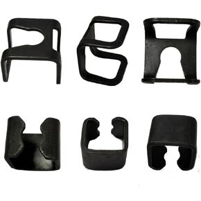 6PCS Floor Jack Spare Parts for 2 Ton Horizontal Car Floor Jack Hoop Claw clamp Clips