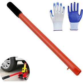 2 Ton Floor Jack Handle Replacement, Horizontal Hydraulic Jack Handle for Car Jack Pole Lever Handle Replacement Accessories Red